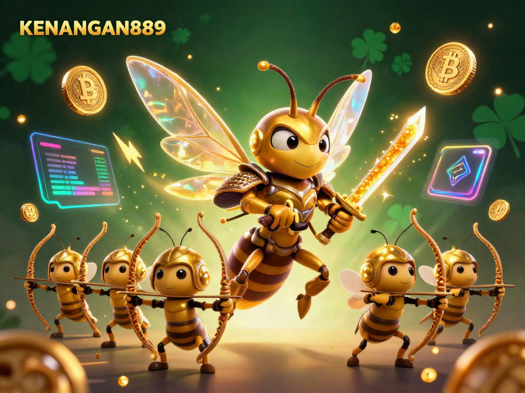 Engage with thrilling gaming action at KENANGAN889 with vibrant characters and elements in a captivating casino scene.