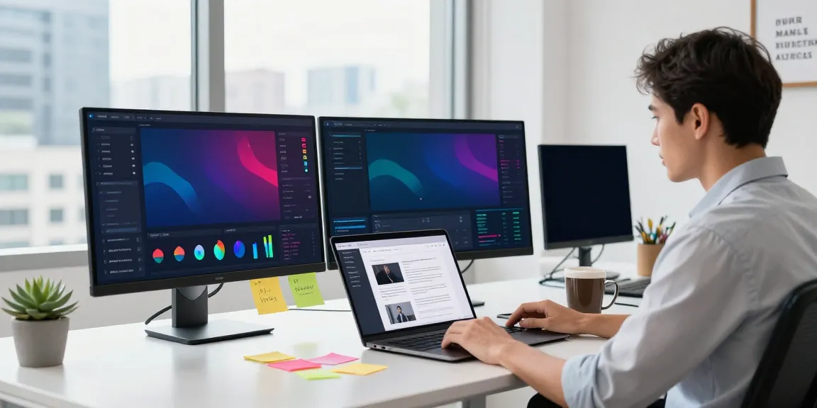 Digital marketing specialist analyzing instant indexing strategies in a bright office.