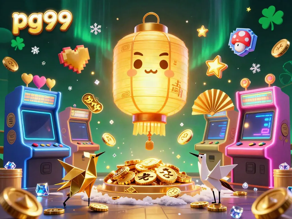 Experience the magic of pg99 in an immersive night market casino setting filled with vibrant gaming elements.